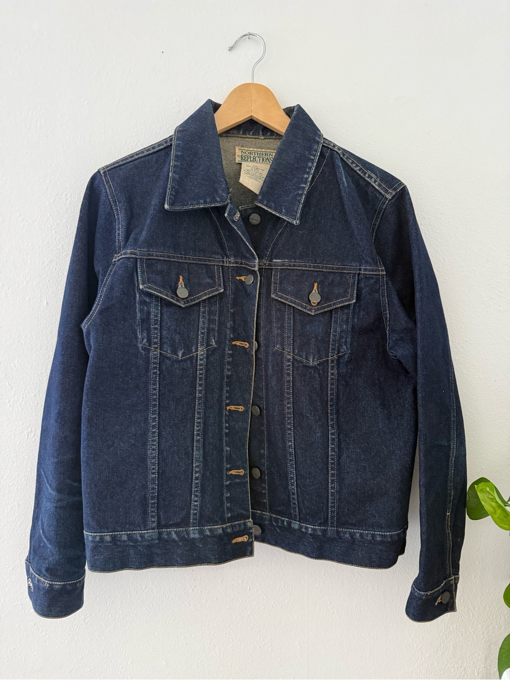 Northern Reflections Dark Blue Denim Jacket - Women